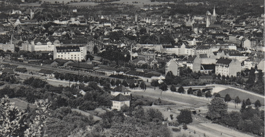 Maihaellden 1934 - historische Aufnahme des Gebiets